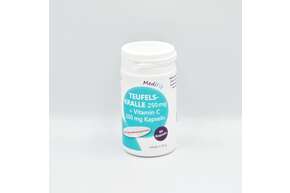 Sie sehen eine Packung Teufelskralle 250 mg + Vitamin C 200 mg, Produktbild: 01 Teufelskralle 250 mg + Vitamin C 200 mg, A-Nr.: 4751128 - 01