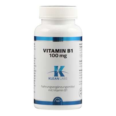 Vitamin B1 100 mg Klean Labs Kapseln, A-Nr.: 5787967 - 01