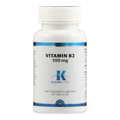 Vitamin B2 100 mg Klean Labs Kapseln, A-Nr.: 5787973 - 01