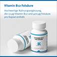 Sie sehen eine Packung Vitamin B12 / Folsäure Klean Labs Kapseln, Produktbild: 06 Vitamin B12 / Folsäure Klean Labs Kapseln, A-Nr.: 5598189 - 06