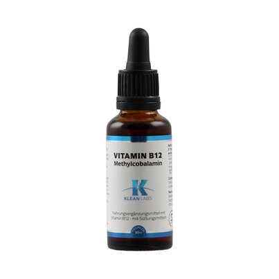 Vitamin B12 Methylcobalamin Klean Labs Tropfen, A-Nr.: 5598143 - 01
