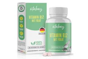 Vitabay Vitamin B12 mit Folat Lutschtabletten, A-Nr.: 5878428 - 01