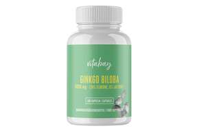 Sie sehen eine Packung Vitabay Ginkgo Biloba 6000 mg Kapseln, Produktbild: 01 Vitabay Ginkgo Biloba 6000 mg Kapseln, A-Nr.: 5881181 - 01