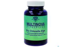 Sie sehen eine Packung Chlorella Algen Bio Kapseln 140st, Produktbild: 01 Chlorella Algen Bio Kapseln 140st, A-Nr.: 4561907 - 01