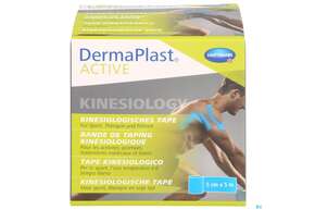 Tape Kinesiologisch Dermaplast Active 5cmx 5m Blau 1st, A-Nr.: 4749114 - 01