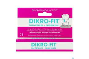 Sie sehen eine Packung Dikro-fit Klebezement Fuer Kronen 3st, Produktbild: 01 Dikro-fit Klebezement Fuer Kronen 3st, A-Nr.: 4736241 - 01