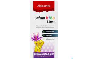 Sie sehen eine Packung Safran Kids Gummies-alpinamed 60st, Produktbild: 01 Safran Kids Gummies-alpinamed 60st, A-Nr.: 5723068 - 01