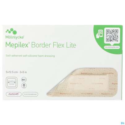 Wundverband Mepilex Silikon Border/flex/lite 5x 12,5cm 5st, A-Nr.: 3067826 - 01