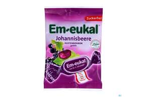 Em-eukal Bonbons Zuckerfrei Johannisbeere Gefue 75g, A-Nr.: 3257998 - 01