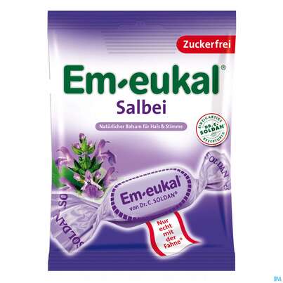 Em-eukal Bonbons Zuckerfrei Salbei 75g, A-Nr.: 3265319 - 01