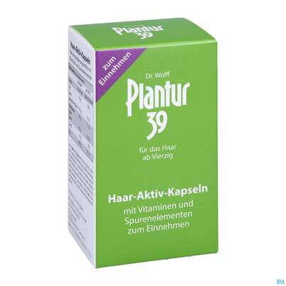 Sie sehen eine Packung Plantur 39 Haar Aktiv Kapseln 60st, Produktbild: 03 Plantur 39 Haar Aktiv Kapseln 60st, A-Nr.: 3319423 - 03