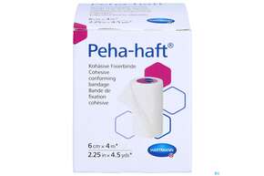 Peha-haft Fixierbinde/latexfrei 4mx 6cm 1st, A-Nr.: 3328221 - 01