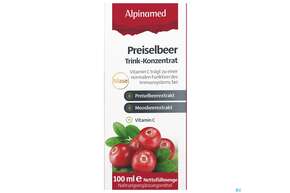 Preiselbeer Trink-konzentrat Alpinamed 100ml, A-Nr.: 3326357 - 01