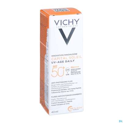 Sonnenprodukte Vichy/capital Soleil Gesichtscreme Uv-age Lsf50+ 40ml, A-Nr.: 5360950 - 10