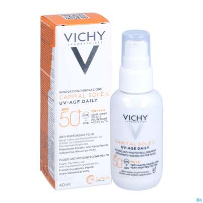 Sonnenprodukte Vichy/capital Soleil Gesichtscreme Uv-age Lsf50+ 40ml, A-Nr.: 5360950 - 10