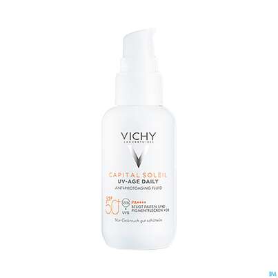 Sonnenprodukte Vichy/capital Soleil Gesichtscreme Uv-age Lsf50+ 40ml, A-Nr.: 5360950 - 12
