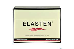 Sie sehen eine Packung Elasten Trinkampullen 28st, Produktbild: 01 Elasten Trinkampullen 28st, A-Nr.: 5400230 - 01
