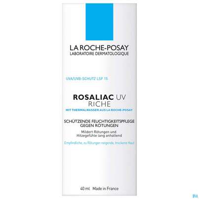 La Roche Posay Gesichtspflege Rosaliac/uv/riche Gegen Hautroetungen 40ml, A-Nr.: 3455043 - 01