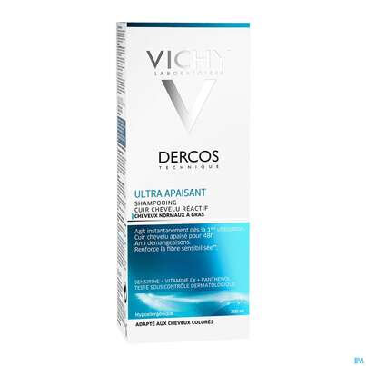 Shampoon Vichy/dercos Ultra/sensible Kopfhaut Fettig 200ml, A-Nr.: 4442918 - 04