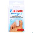 Sie sehen eine Packung Zehen Kappen Gehwol Textilfrei G Mittel Nr 64 2st, Produktbild: 01 Zehen Kappen Gehwol Textilfrei G Mittel Nr 64 2st, A-Nr.: 2711892 - 01