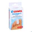 Sie sehen eine Packung Zehen Kappen Gehwol Textilfrei G Mittel Nr 64 2st, Produktbild: 03 Zehen Kappen Gehwol Textilfrei G Mittel Nr 64 2st, A-Nr.: 2711892 - 03