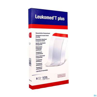 Wundverband Leukomed T Plus Folienverband/+auflage Steril 8x15cm 5st, A-Nr.: 3091144 - 02