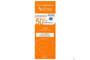 Sie sehen eine Packung Avène Sonnencreme Spf 50+ 50ml, Produktbild: 01 Avène Sonnencreme Spf 50+ 50ml, A-Nr.: 5598947 - 01