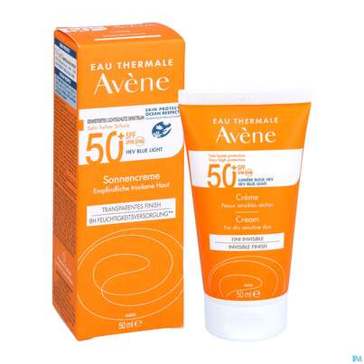 Sie sehen eine Packung Avène Sonnencreme Spf 50+ 50ml, Produktbild: 12 Avène Sonnencreme Spf 50+ 50ml, A-Nr.: 5598947 - 12