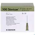 Sie sehen eine Packung Injektionsspritzen U.zubeh. Einmalkanuelen Sterican/standard Gr20 G27x3/4 0,4x 20mm 46577 100st, Produktbild: 01 Injektionsspritzen U.zubeh. Einmalkanuelen Sterican/standard Gr20 G27x3/4 0,4x 20mm 46577 100st, A-Nr.: 2692545 - 01