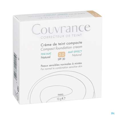 Avène Couvrance Kompakt Creme-make-up Mattierend Naturel 10g, A-Nr.: 2594943 - 03