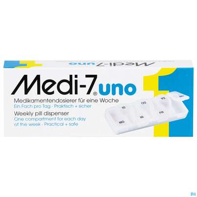 Medikamentendosierer Medi-7 -pharmag Uno F.7 Tage 1st, A-Nr.: 2588374 - 01