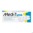 Sie sehen eine Packung Medikamentendosierer Medi-7 -pharmag Uno F.7 Tage 1st, Produktbild: 04 Medikamentendosierer Medi-7 -pharmag Uno F.7 Tage 1st, A-Nr.: 2588374 - 04