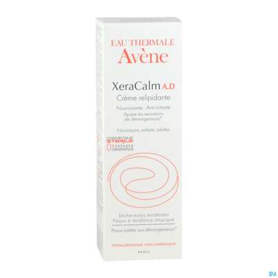 Sie sehen eine Packung Avène Xeracalm A.d Rückfettende Creme 200ml, Produktbild: 09 Avène Xeracalm A.d Rückfettende Creme 200ml, A-Nr.: 4942868 - 09
