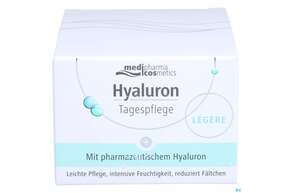 Sie sehen eine Packung Hyaluron Tagespflege Legere Tg 50ml, Produktbild: 01 Hyaluron Tagespflege Legere Tg 50ml, A-Nr.: 4914731 - 01