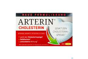 Arterin Tabl Cholesterin Bergamotte Pflanzliche Alternativ Lipidmanagm 30st, A-Nr.: 5182365 - 01