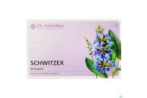 Sie sehen eine Packung Dr.schreibers Schwitzex 60st, Produktbild: 01 Dr.schreibers Schwitzex 60st, A-Nr.: 4852237 - 01