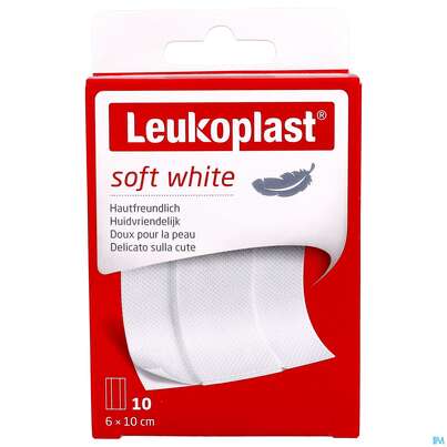 Wundpflaster Leukoplast/soft 10cmx 6cm 7645008 10st, A-Nr.: 4369110 - 01