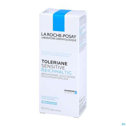 Sie sehen eine Packung La Roche Posay Gesichtspflege Toleriane/sensitive Riche 40ml, Produktbild: 02 La Roche Posay Gesichtspflege Toleriane/sensitive Riche 40ml, A-Nr.: 5063063 - 02