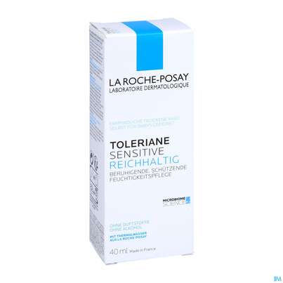 Sie sehen eine Packung La Roche Posay Gesichtspflege Toleriane/sensitive Riche 40ml, Produktbild: 03 La Roche Posay Gesichtspflege Toleriane/sensitive Riche 40ml, A-Nr.: 5063063 - 03