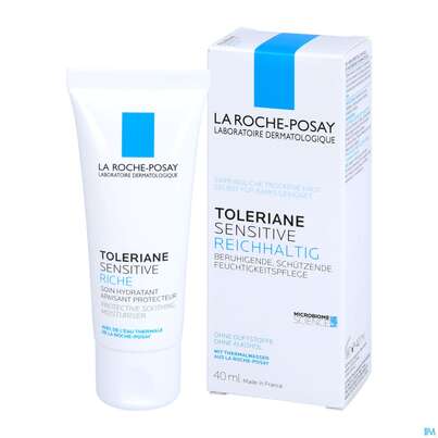 Sie sehen eine Packung La Roche Posay Gesichtspflege Toleriane/sensitive Riche 40ml, Produktbild: 04 La Roche Posay Gesichtspflege Toleriane/sensitive Riche 40ml, A-Nr.: 5063063 - 04