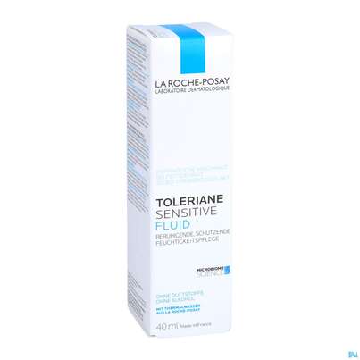 Sie sehen eine Packung La Roche Posay Gesichtspflege Toleriane/sensitive Fluide 40ml, Produktbild: 03 La Roche Posay Gesichtspflege Toleriane/sensitive Fluide 40ml, A-Nr.: 5063086 - 03