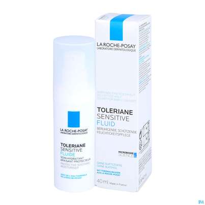 Sie sehen eine Packung La Roche Posay Gesichtspflege Toleriane/sensitive Fluide 40ml, Produktbild: 04 La Roche Posay Gesichtspflege Toleriane/sensitive Fluide 40ml, A-Nr.: 5063086 - 04