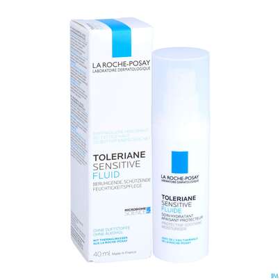 Sie sehen eine Packung La Roche Posay Gesichtspflege Toleriane/sensitive Fluide 40ml, Produktbild: 05 La Roche Posay Gesichtspflege Toleriane/sensitive Fluide 40ml, A-Nr.: 5063086 - 05