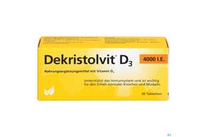 Dekristolvit D3 4000ie Tabl 30st, A-Nr.: 4324231 - 01