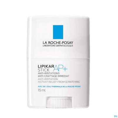 Sie sehen eine Packung La Roche Posay Koerperpflege Lipikar Stick Ap+ 15ml, Produktbild: 02 La Roche Posay Koerperpflege Lipikar Stick Ap+ 15ml, A-Nr.: 4755480 - 02