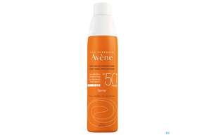 Sie sehen eine Packung Avène Sonnenspray Spf 50+ 200ml, Produktbild: 01 Avène Sonnenspray Spf 50+ 200ml, A-Nr.: 4995586 - 01