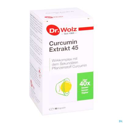 Curcumin Kapseln Extrakt 45 Dr.wolz Nr 60553 90st, A-Nr.: 4289983 - 03
