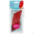 Sie sehen eine Packung Tepe Interdentalbuersten Angle 0,5mm Rot 6st, Produktbild: 02 Tepe Interdentalbuersten Angle 0,5mm Rot 6st, A-Nr.: 3793283 - 02