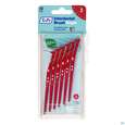 Sie sehen eine Packung Tepe Interdentalbuersten Angle 0,5mm Rot 6st, Produktbild: 04 Tepe Interdentalbuersten Angle 0,5mm Rot 6st, A-Nr.: 3793283 - 04