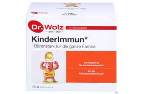 Sie sehen eine Packung Dr.wolz Kinderimmun Sticks Nr.60557 30st, Produktbild: 01 Dr.wolz Kinderimmun Sticks Nr.60557 30st, A-Nr.: 4268047 - 01